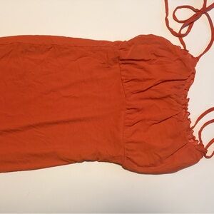 Orange Sleeveless Dress